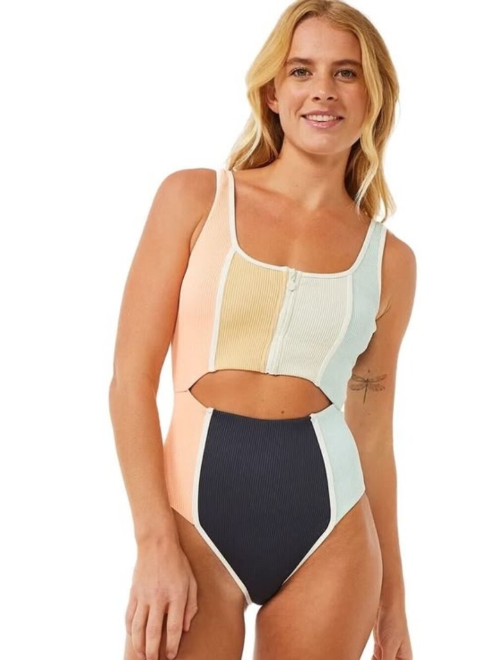 Rip Curl Block Party Splice Good One-Piece - Size Small